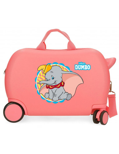 2661027 ABS ROLLING SUITCASE 4W.(2 MULTID.) 45CM. DUMBO CORA